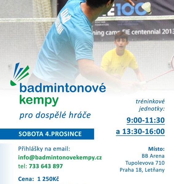 Prosincový badmintonový kemp
