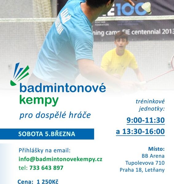 Březnový badmintonový kemp