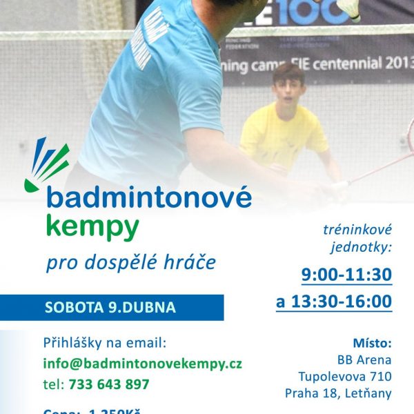 Badmintonový kemp před Velikonocemi