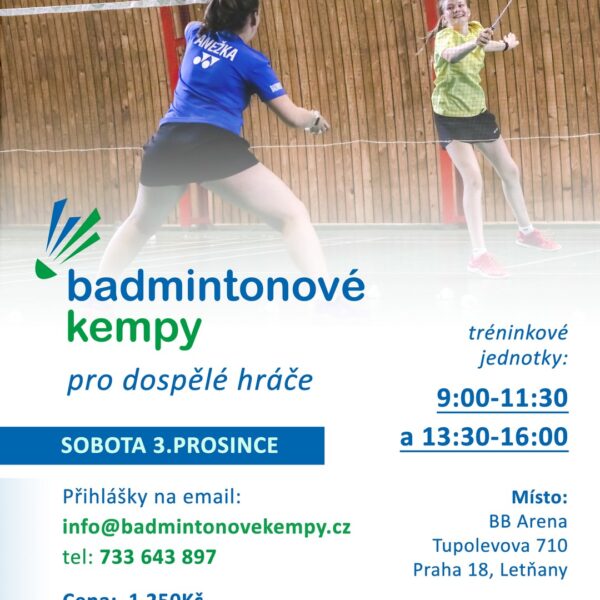 Prosincový badmintonový kemp